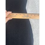 Abercrombie & Fitch  Ribbed‎ Midi Dress Ivory V-Neck Tank Sweater Slit Size S Photo 8