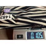 Ann Taylor  Women XL Stripe Shirt Business Casual MomCore Monochrome Office Photo 6