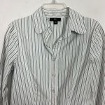 Iz Byer Vintage Y2K Button Down Striped Top Size Juniors Medium Photo 2