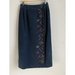 Ruff Hewn Vintage Maxi Denim Wrap Skirt Deadstock Western Boho Women Size 10 Photo 4