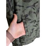 Lysse  NY Green Camo Moto Jacket Faux Suede Medium EUC‎ Photo 7