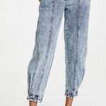 Ulla Johnson Brodie Medium Acid Wash Jogger Blue Jeans Size 2 NWT Photo 0