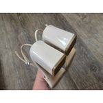 Marc Fisher  Lethe Slingback Heels Shoes 7M Bone Ivory Cream Patent Faux Leather Photo 4