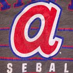 Atlanta Braves T Shirt Gray Photo 3