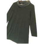 J.Jill Pure Jill Womens Small Petite Cowl Neck Long Sleeve Tunic Dress Green Photo 8