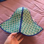 Woven Green and Blue Patterned hat Photo 3