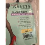 Spanx  Size 2 Love Your Assets Textured Shaping Tights Black Wishbone 125-155lbs Photo 1