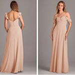 Azazie  Kaylynn Champagne Formal Dress Size A8 Photo 2