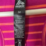 RBX Athletic Sporty Workout Striped Racerback Tank Sz M Pink Size M Photo 6