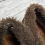 Stuart Weitzman Suede Faux Fur Sneaker Shoes Womens Size 9.5 Brown Winter Spain Photo 9