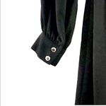 VTG Y2K Black Cottagecore Long Sleeve V Photo 3