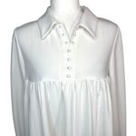 Danielle Bernstein Babydoll Tunic Dress XS Empire Waist Renaissance Puff Sleeve Photo 5