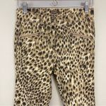 J. McLaughlin  Animal Print Zip Ankle Skinny‎ Jeans Size 4 Photo 3