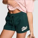Pink Victoria's Secret Limited Edition Fleece Shorts Dark Forest Green X… Size XS Photo 3