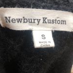 Newbury Kustom  puff ball black long sleeve sweater Photo 5