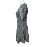 H&M Divided Marled Gray Knit Skate Dress 6 Casual Business Above The Knee Photo 2