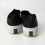 AllSaints Womens 37 Black Suede Slip On Platform Sneakers Casual Streetwear Shoe Size 6.5 Photo 1