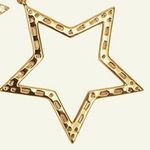 Big Holiday Star Earring, Statement Earring Photo 2