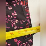 Nanette Lepore Black Floral Chiffon Maxi Shirt Dress Sz 4 Small 0380 Photo 8