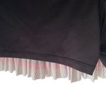 Lucky in Love On The Line Pleated Tennis Skirt Skort Black White size large Photo 5