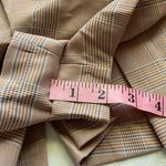 Adika Plaid Pleated Mini Skirt Women’s XS Brown Checkered Tennis Schoolgirl Y2K Photo 4