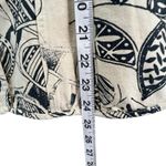 Chico's Shirt Jacket Women L Cream Black Floral Cotton Boho Chic Indie Casual Photo 7