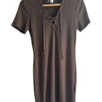 H&M Chocolate Ribbed Knit Top Photo 0