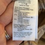 Madewell Linen Blend Ruffle Tie Back Wide Leg Jumpsuit Neutral Size 4 Neutral Photo 8