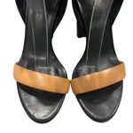 Vince  Alexa Colorblock Leather High Heels Black Tan Ankle Strap, Sz 6 Photo 9