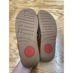 FitFlop Lulu Toe-Post Flip Flop Women's 10 Brown Leather Slide Sandals I88-592 Photo 6