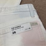 joe's jeans  | The Charlie Tonica High Rise Skinny Crop White Multi Pastel Jeans Photo 6