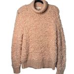 Skye's The Limit Ladies Soft Fluffy Pink Cowl Neck Sweater Size Medium Photo 0