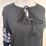 Harper Francesca's  Heritage Peasant Embroidered Blouse Size XS Photo 1