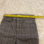 SO  black white plaid pants skinny slacks woman’s size 7 Photo 4