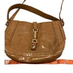 Brown Faux Leather Crossbody Shoulder Bag Purse Preppy Photo 10