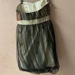 Phoebe Couture  Bejeweled Tulle Overlay Strapless Formal Mini Dress NWT Size 8 Photo 14