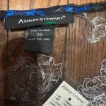 Ashley Stewart  Sheer Top with Blue Floral Design Photo 6