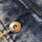 Marques Almeida Asymmetrical Frayed Denim Jean Overall Dress SIZE XS Blue Photo 6