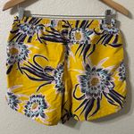 Patagonia NWOT  Womens Baggies Yellow & Purple Floral Shorts - Size Medium Photo 4