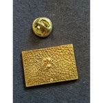 VTG Lions Club Gold Tone Blue Enamel Lapel Hat Pin Badge Brooch Eye Inst… Photo 1