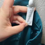 Halara Teal Blue wide leg pleated pants women's small career office comfy active Photo 4