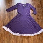 Matilda Jane Matilda Jane purple queen of hearts dress size small Photo 3