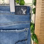 American Eagle Super Low Jegging Cuffed Distressed Jeans 360 Super Stretch Photo 3