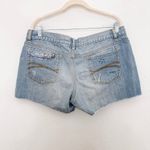 Old Navy Y2K VTG  Womens Denim Shorts Size‎ 16 Blue Distressed Cutoff Low Rise Photo 4
