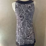 Wrapper Y2k  brown white paisley print form fitting dress cute retro small Photo 4