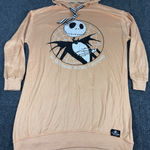 Disney The Nightmare Before Christmas Sz S Hoodie Over Sized Sleep Shirt Orange Photo 0