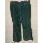 We The Free People SZ 35 plus sz Green Corduroy Flare Leg High Rise Seamed Pants Photo 2