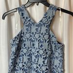 Gianni Bini Gianna Bini Lace Large Embroidered Vintage Light Mini Blue Dress Size S Photo 1