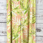 CeCe  Super Wide Leg Palazzo Linen Blend‎ Pants Sz XL Floral Tropical Photo 0