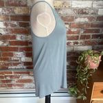 Zenana Outfitters Light Blue Lace Detail Long Sleeveless Top Size S Photo 2